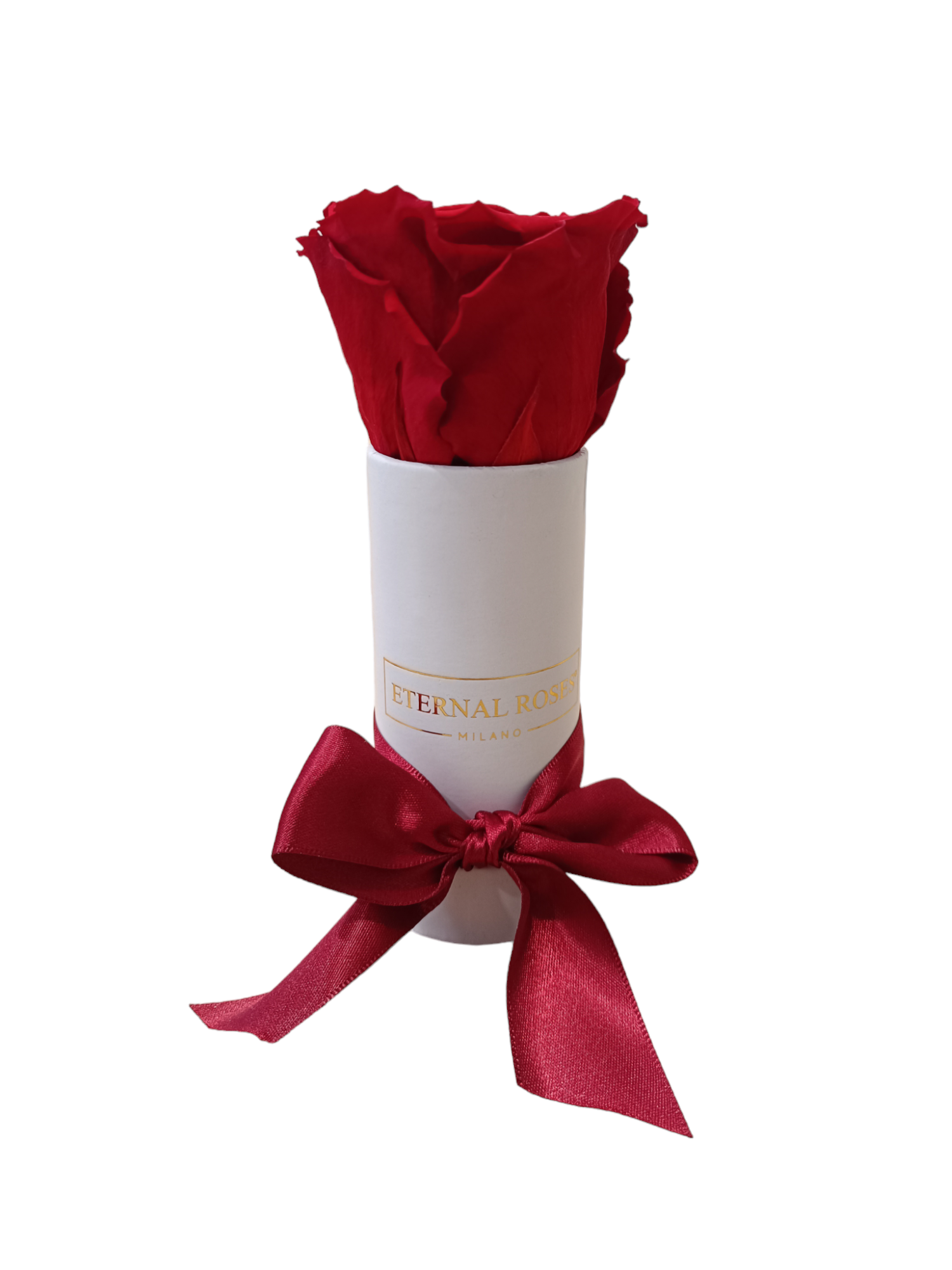 Box Bianco XS - Rosa Stabilizzata Rossa – Eternal Roses Milano